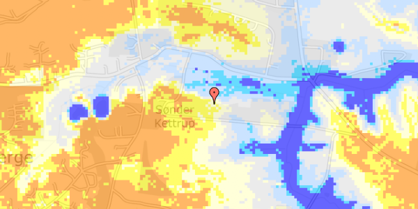 Ekstrem regn på Pernillevej 13