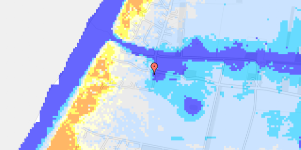 Ekstrem regn på Redningsvejen Nord 142