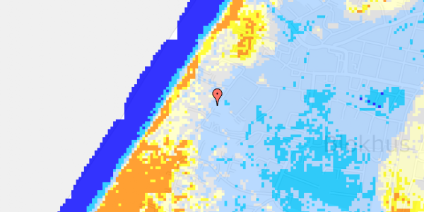 Ekstrem regn på Sdr. Strandvej 46