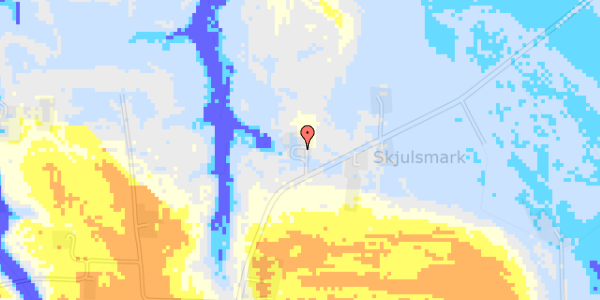 Ekstrem regn på Skjulsmarksvej 15