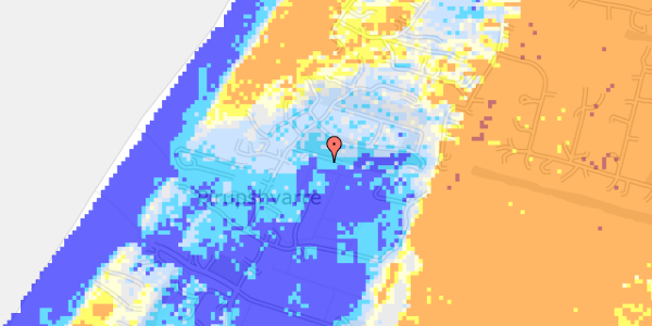 Ekstrem regn på Strandstien 4