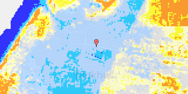 Ekstrem regn på Aalborgvej 14