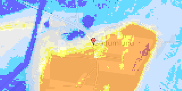 Ekstrem regn på Møllebrovej 4