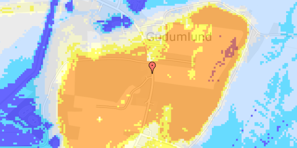 Ekstrem regn på Møllebrovej 12