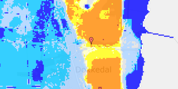 Ekstrem regn på Stejlgabet 6