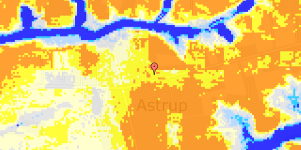 Ekstrem regn på Astrupvej 738