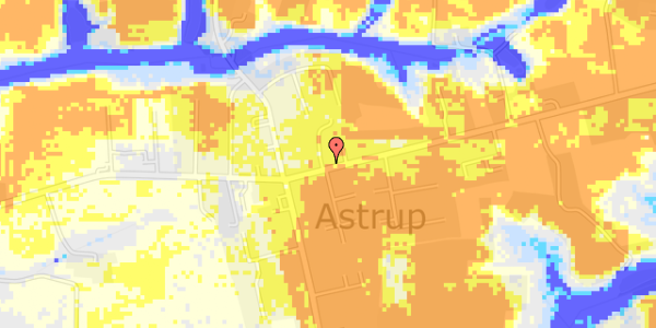 Ekstrem regn på Astrupvej 746