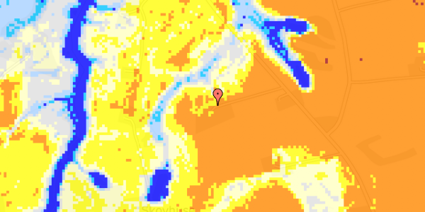 Ekstrem regn på Baggesvognsvej 195