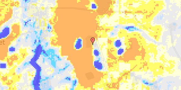 Ekstrem regn på Bolejevej 213