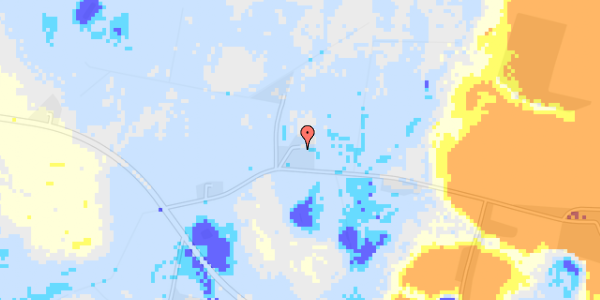 Ekstrem regn på Bækholmvej 35