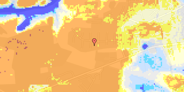 Ekstrem regn på Friggsvej 27