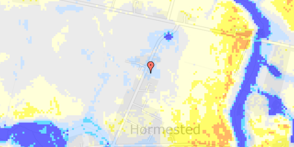 Ekstrem regn på Hørmestedvej 334