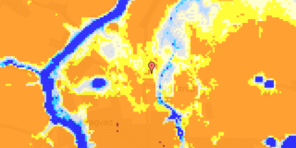 Ekstrem regn på Melbækvej 195