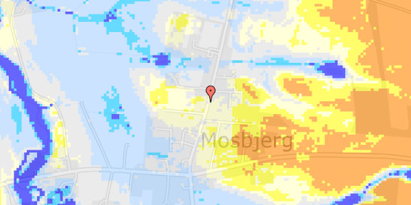 Ekstrem regn på Mosbjergvej 451