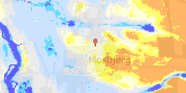 Ekstrem regn på Mosbjergvej 458