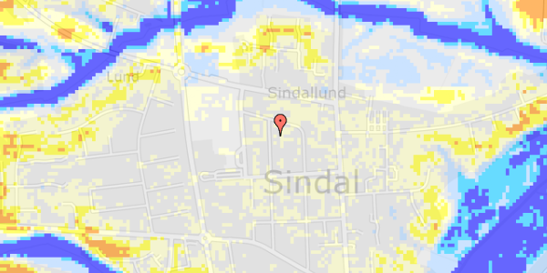 Ekstrem regn på Sjællandsgade 24