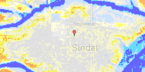 Ekstrem regn på Sjællandsgade 27