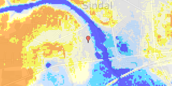 Ekstrem regn på Thorsvej 17