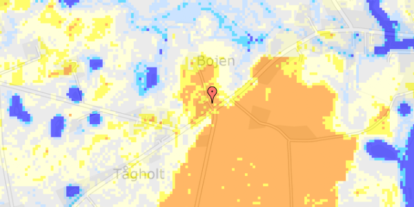 Ekstrem regn på Tårsvej 88