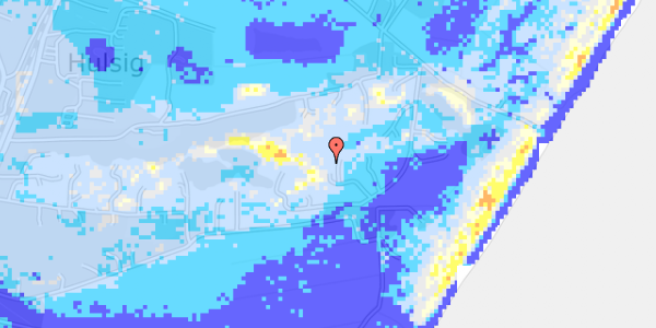 Ekstrem regn på Ferievej 16