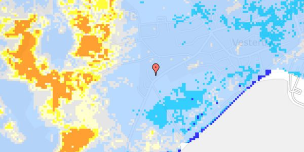 Ekstrem regn på Fredensklit 4