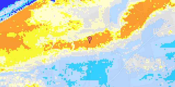 Ekstrem regn på Råbjergvej 450