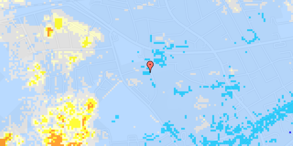 Ekstrem regn på Rolighedsvej 8A