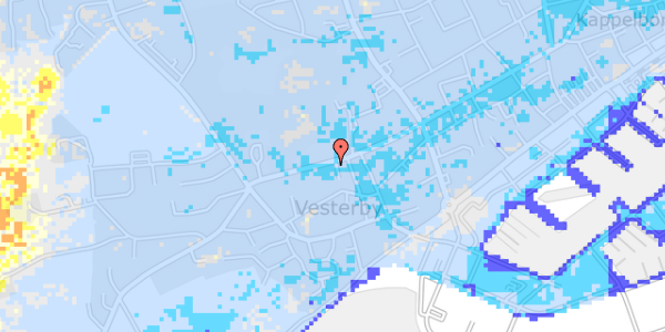 Ekstrem regn på Sct. Laurentii Vej 143A