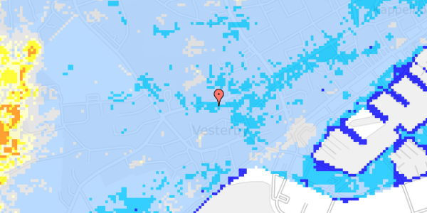 Ekstrem regn på Sct. Laurentii Vej 143F