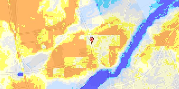 Ekstrem regn på Aalborgvej 21