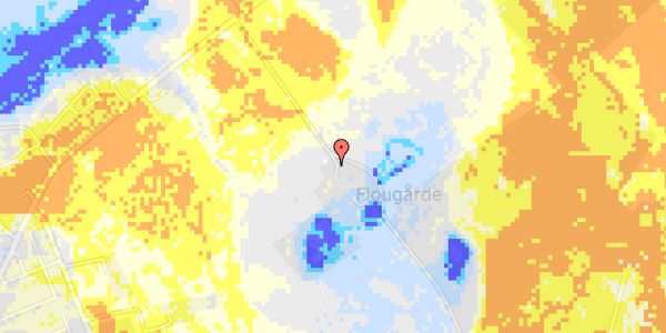 Ekstrem regn på Flougårdsvej 2