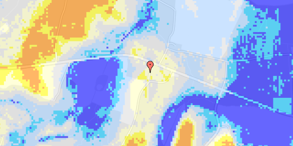 Ekstrem regn på Hurupvej 30