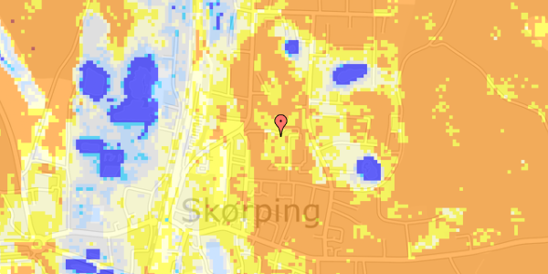 Ekstrem regn på Kildehaven 12