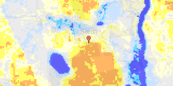 Ekstrem regn på Siem Byvej 3