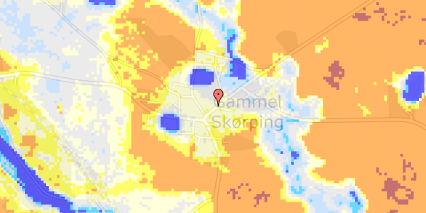 Ekstrem regn på Skindbjergvej 3