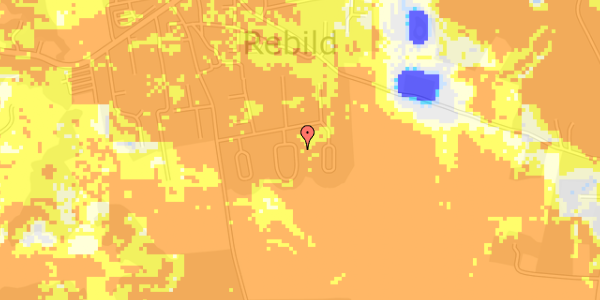 Ekstrem regn på Stentoften 44