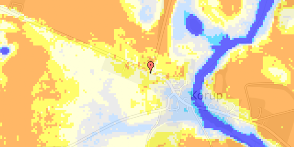 Ekstrem regn på Vester Korupvej 30