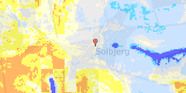 Ekstrem regn på Wiffertsholmvej 28