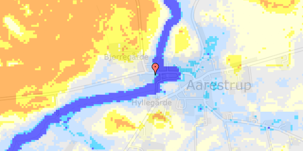 Ekstrem regn på Aarestrupvej 92