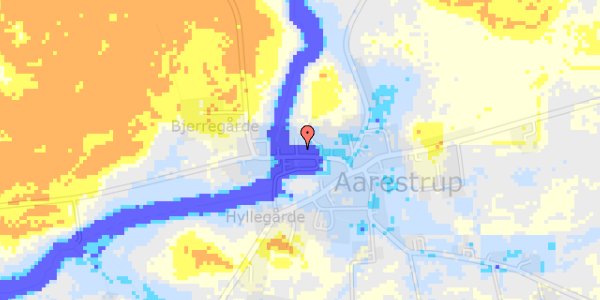 Ekstrem regn på Aarestrupvej 97