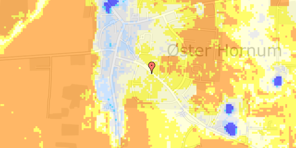 Ekstrem regn på Estrupvej 16