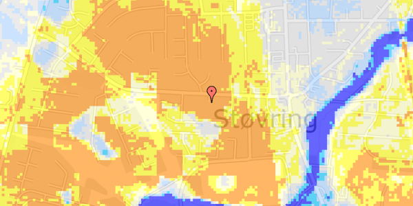 Ekstrem regn på Grangårdsvej 55