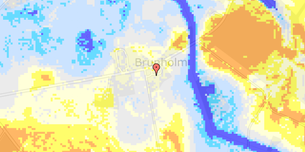 Ekstrem regn på Hjortholmvej 24