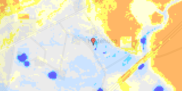 Ekstrem regn på Hjortholmvej 60