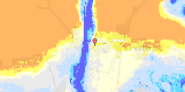 Ekstrem regn på Kirketerpvej 77