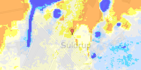 Ekstrem regn på Stadionvej 17