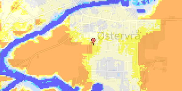 Ekstrem regn på Bredgade 17A