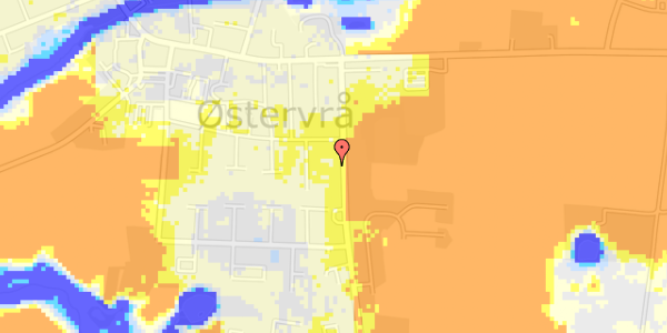 Ekstrem regn på Brøndenvej 16