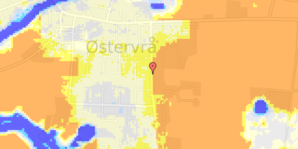 Ekstrem regn på Brøndenvej 18