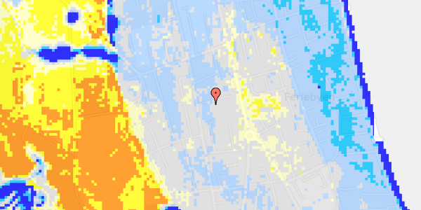 Ekstrem regn på H Bergstedsvej 4